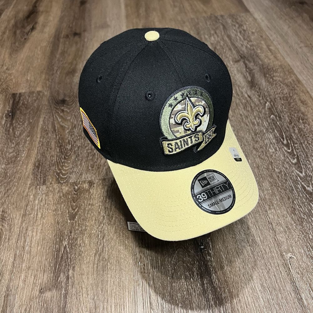 New Era New Orleans Saints Hat Military Camo 39Thirty S M Stretch Team Issue